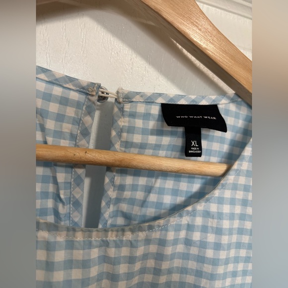 WHO WHAT WEAR Gingham Dress - Picture 6 of 7